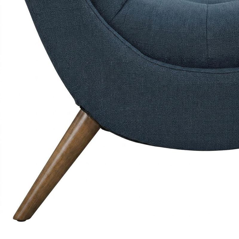 Fabric-Upholstered Lounge Chair for Living Room and Bedroom, Gray image number 6