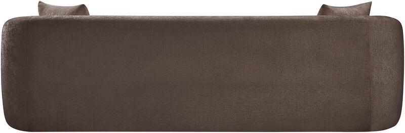 Meridian Furniture Penelope Brown Chenille Fabric Sofa image number 4