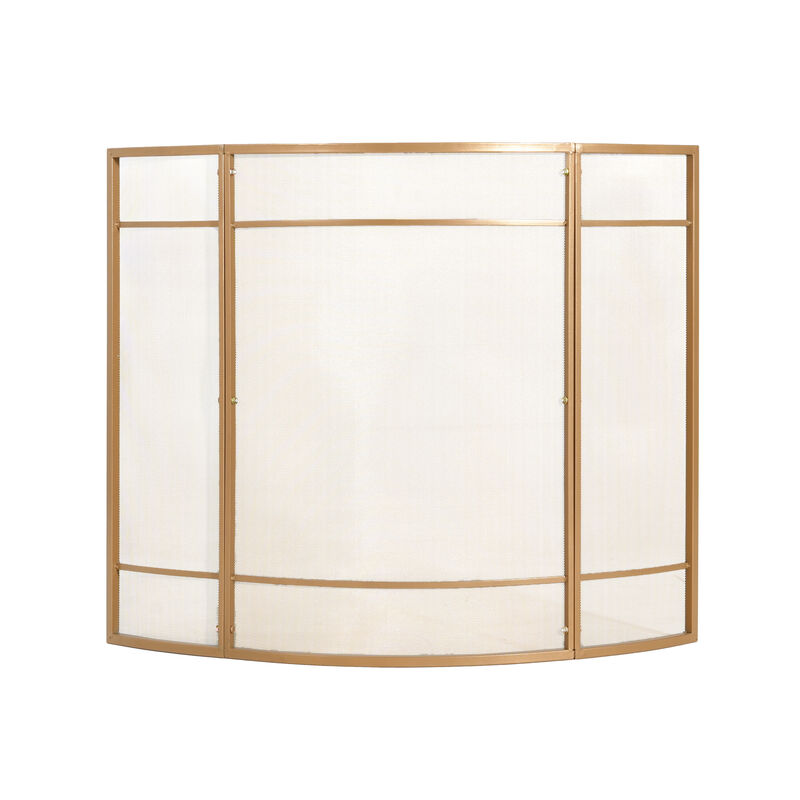 Christopher Knight Home Irina Modern Metal Single Panel Fireplace Screen image number 0