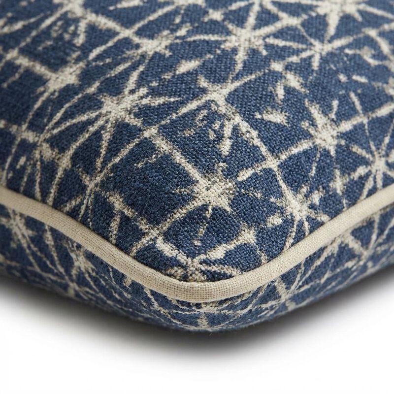 Michael Amini Blue My Mind Foster 20" Square Pillow Set of 2 - Navy image number 4