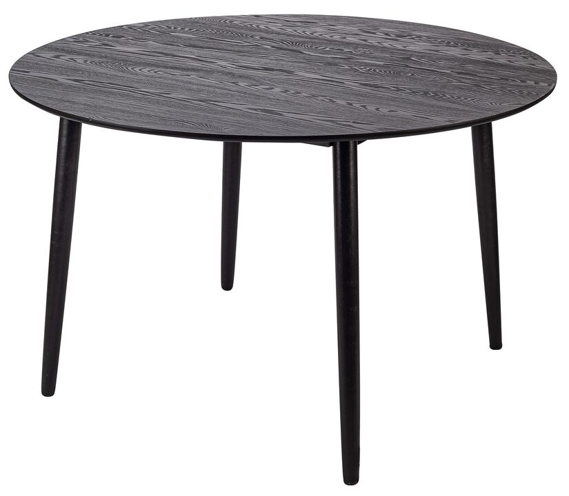Round Scandinavian Wooden Dining Table Design