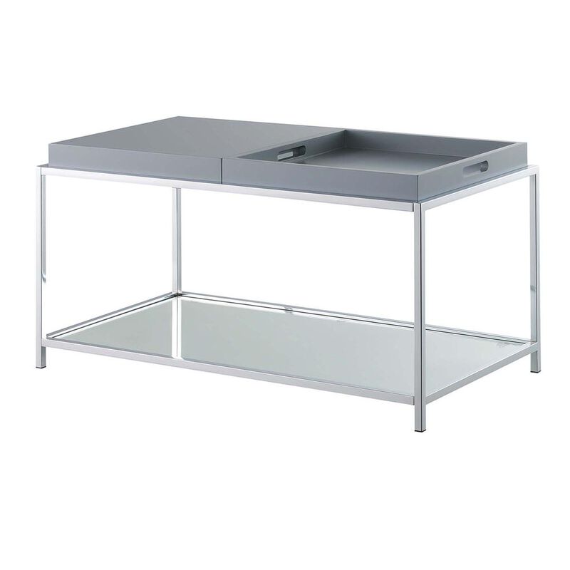 Convenience Concepts Palm Beach Coffee Table, Gray