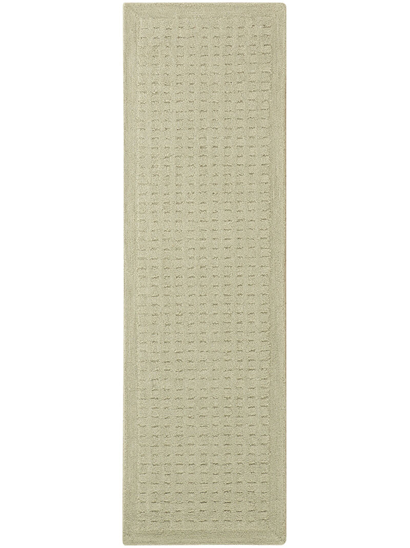 Pure Grids PGR01 Light Blue 2'3" x 7'6" Rug image number 0