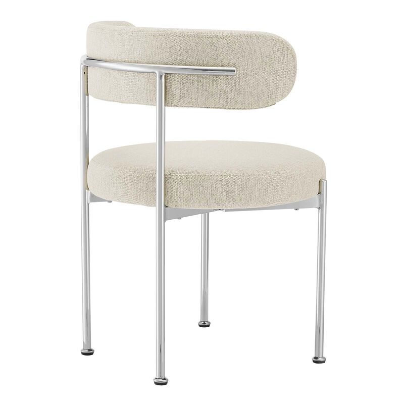 Albie Fabric Dining Chairs - Set of 2 image number 4