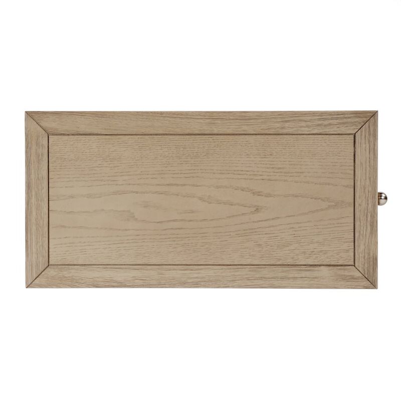 Butler Specialty 12 in. W Rectangular Wood 1 Door Narrow End Table with Pull-Out Tray