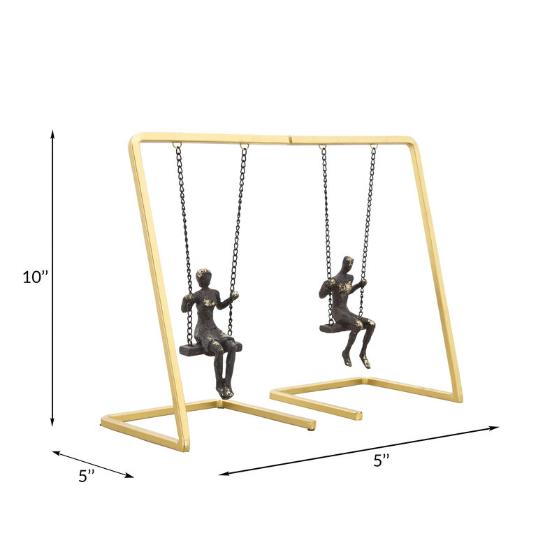S/2 Swinging People Bookends image number 3
