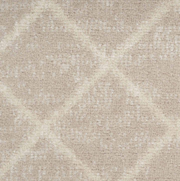 HomeRoots Geometric Power Loom Runner Rug