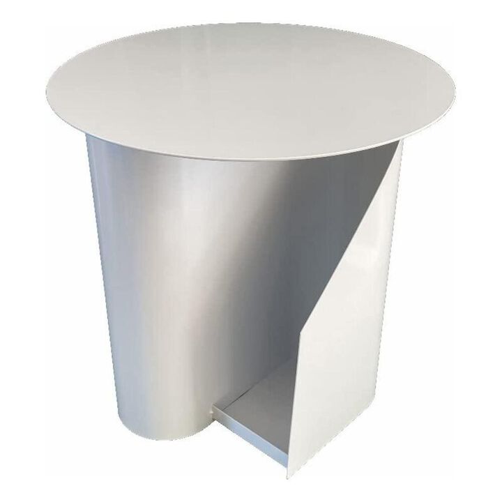 Pangea Home Que Magazine Table White