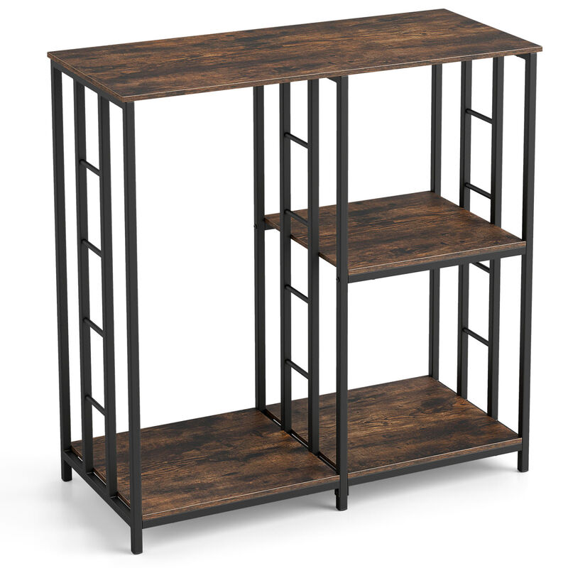 3-Tier Microwave Stand Kitchen Bakers Rack with Open Shelves Storage Unit image number 5