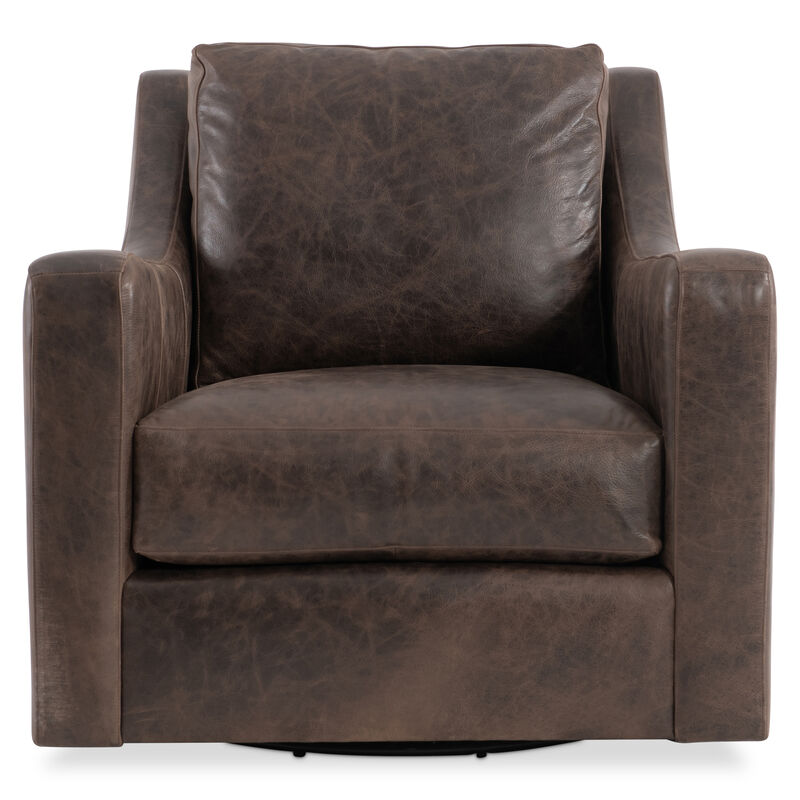 Ventura Leather Swivel Chair image number 2