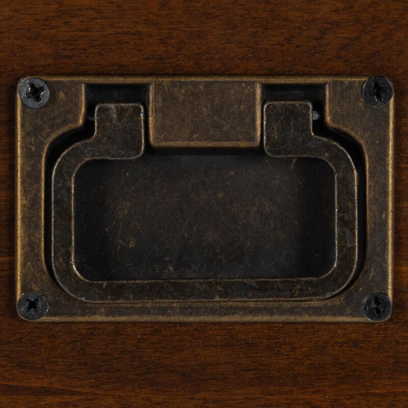 Butler Specialty Larina Shaker Wood Side Table, Dark Brown