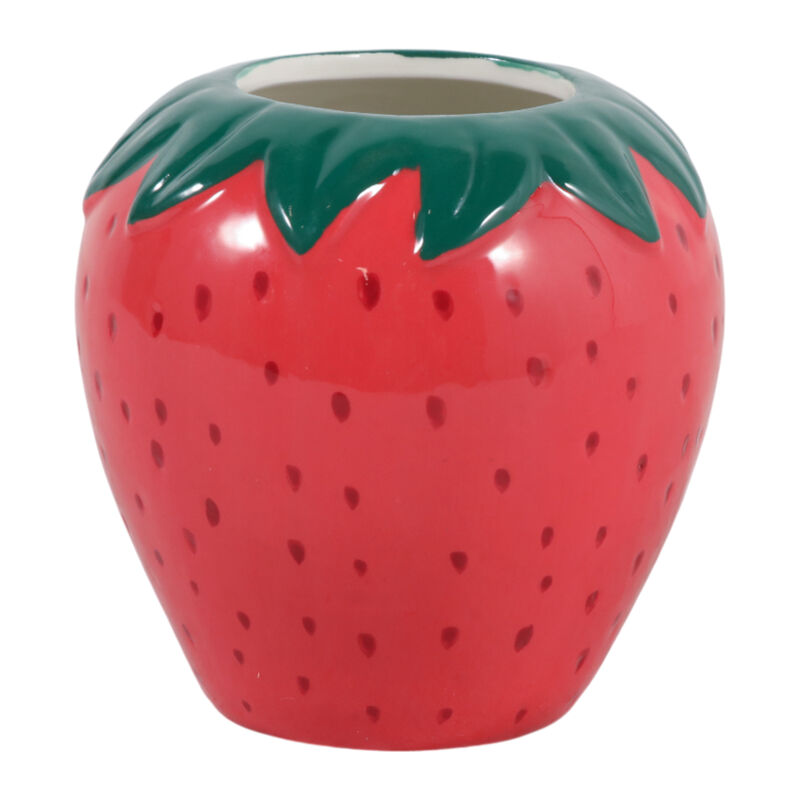 4" Strawberry Pencil Cup image number 3