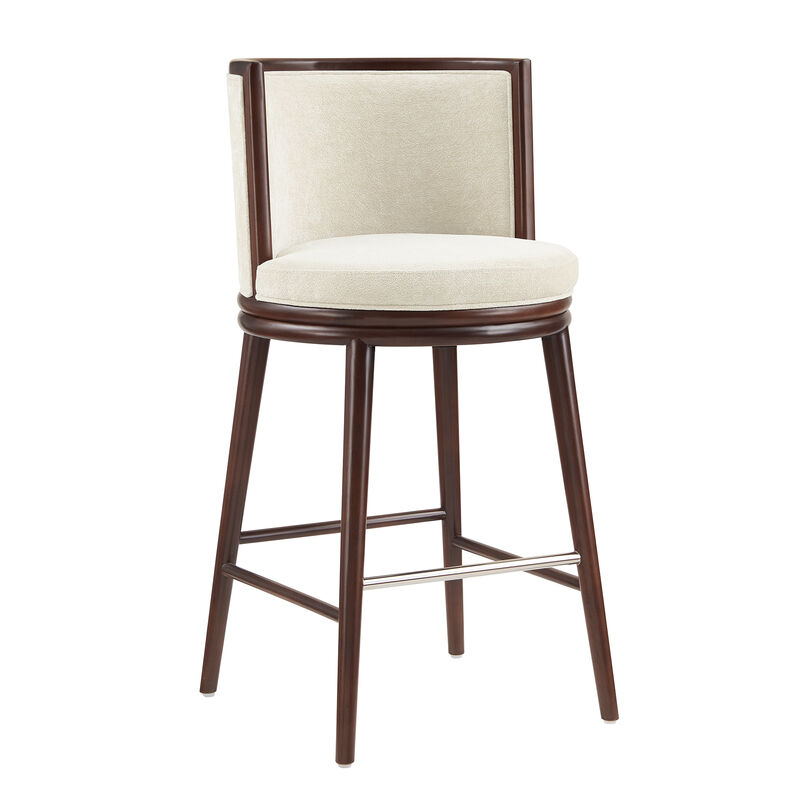 Evalyn Cream Bar Stool image number 4
