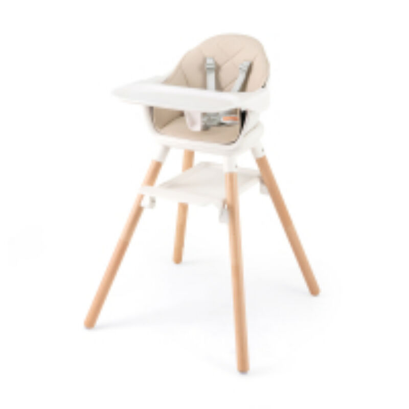 6-In 1-Baby High Chair with Removable Tray and Safety Harness image number 0