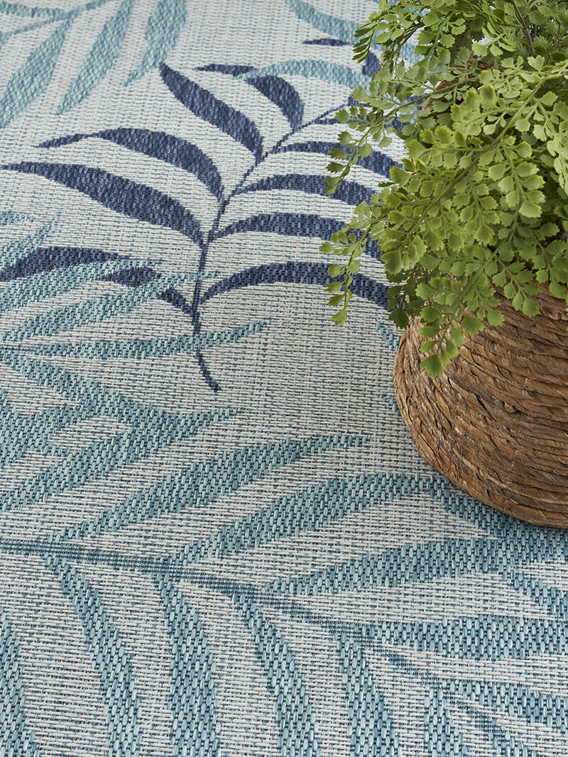 Garden Oasis GOA01 Blue 9' x 12' Rug