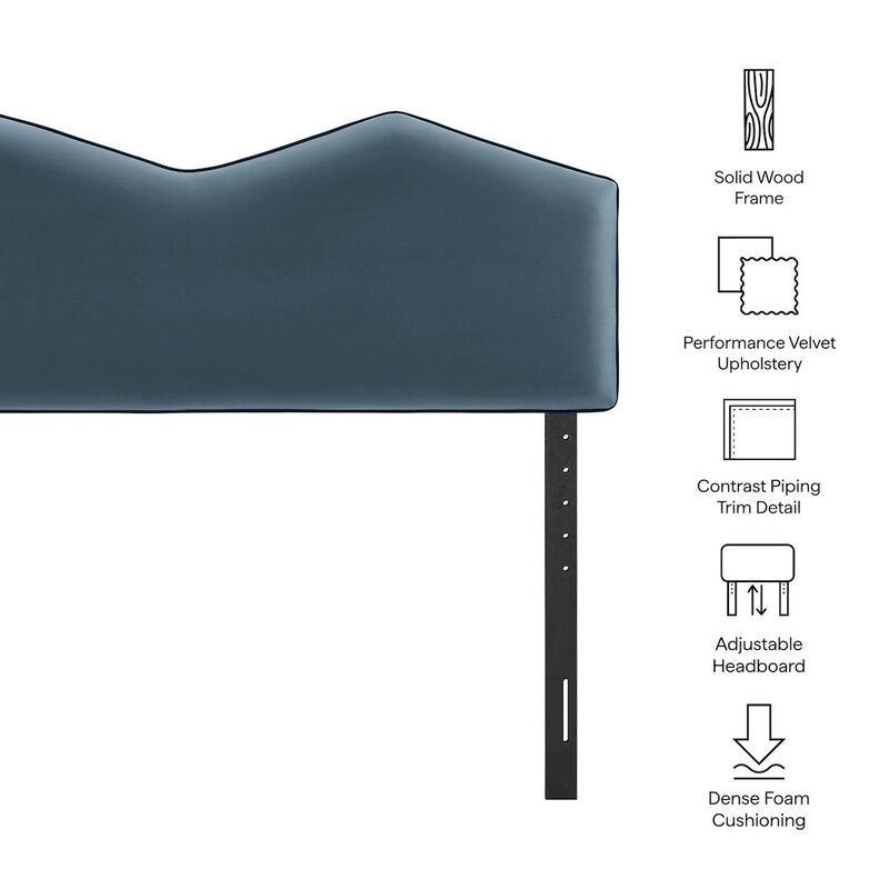 Cosette Performance Velvet King Size Headboard image number 2