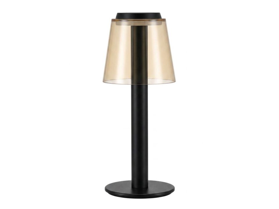 Cordless Rechargeable LED Table Lamp Metal Battery Operated Outdoor Portable