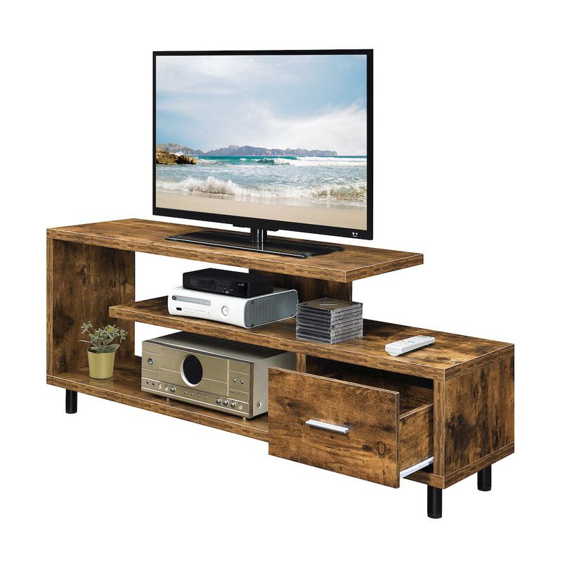 Convenience Concepts Seal II 1 Drawer TV Stand with Shelves for TVs up to 65 Inches