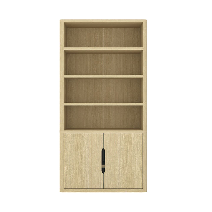 Rivington Neutral Bookcase Cabinet
