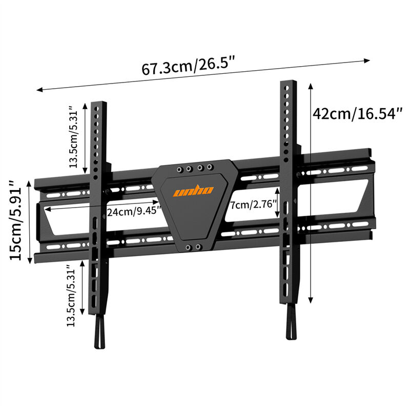 Metal Tilting TV Mount TV Wall Mount for 30-75 in TV Mount Bracket Up To 88 lbs image number 4