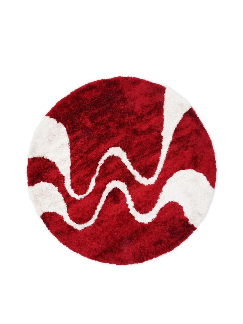 RUGSOTIC CARPETS HAND TUFTED SHAG POLYESTER ECO-FRIENDLY AREA RUGS - Contemporary Modern Design, High Pile Thick Handmade Anti Skid Rugs for Living Room K00003 image number 0