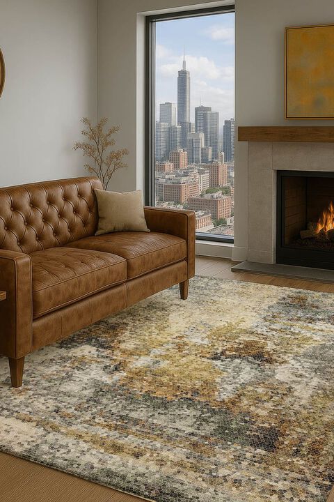 Lumara LM2 Khaki 9' x 12' Rug
