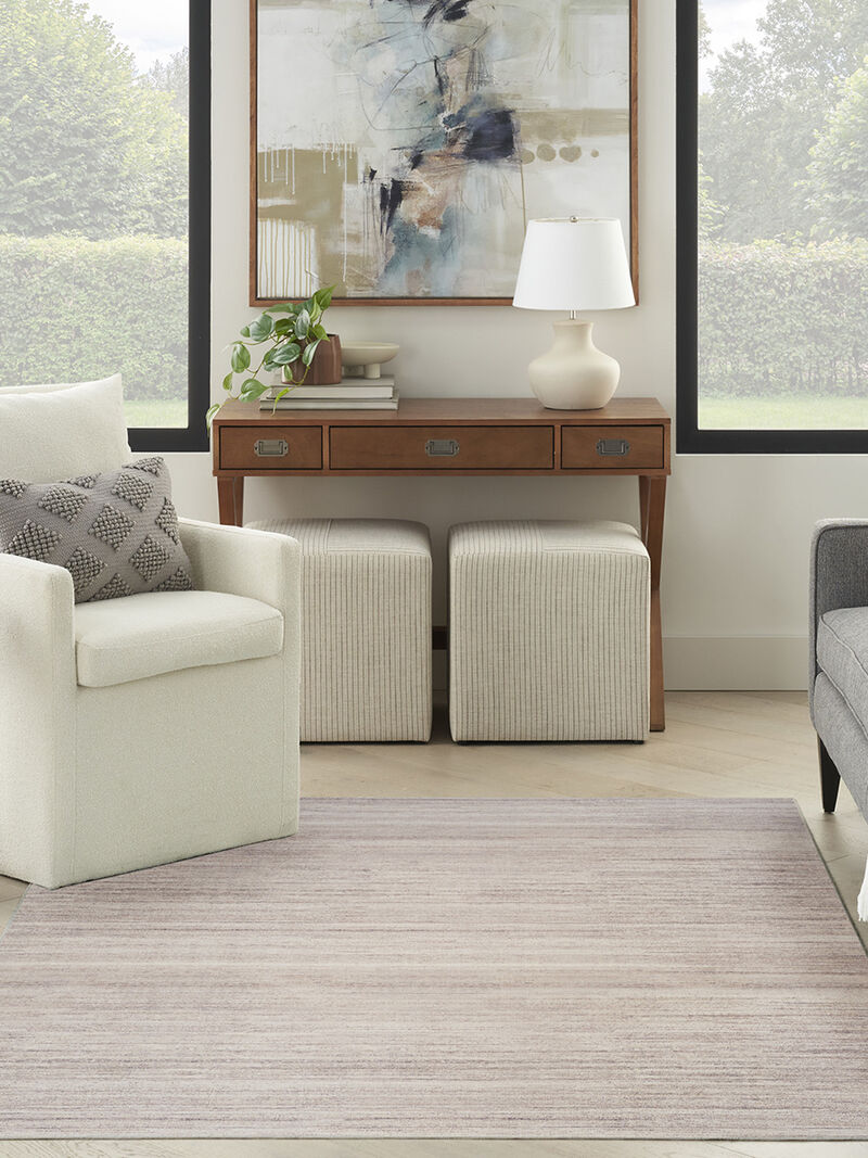 Washable Essentials WAE01 Ivory/Mocha 5'3" x 7'3" Rug image number 2