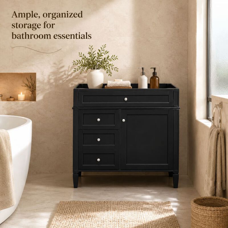 36" Bathroom Vanity Without Top Sink image number 4