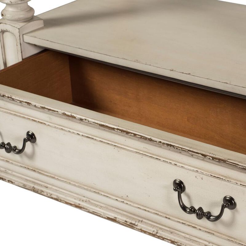Liberty Furniture Magnolia Manor Gathering Table in Antique White image number 6