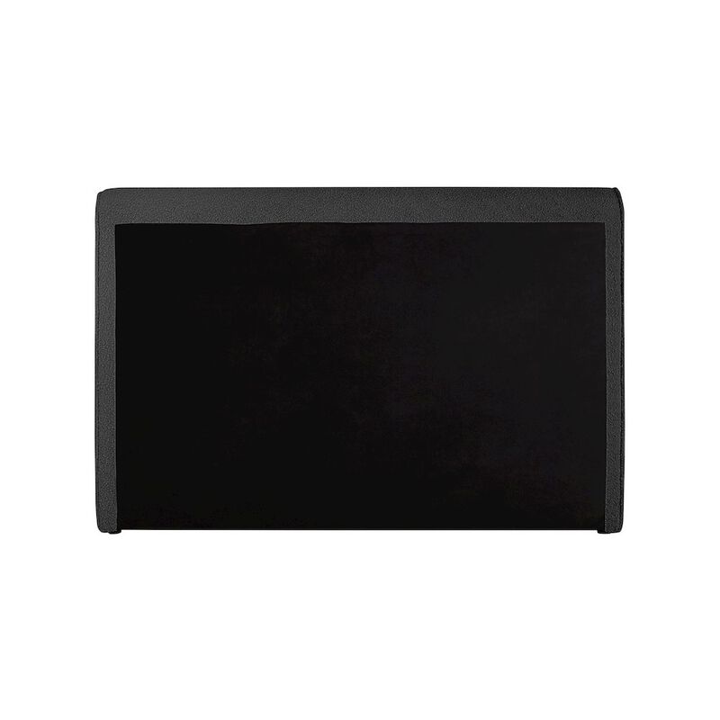 Meridian Furniture Stylus Black Boucle Fabric Full Bed