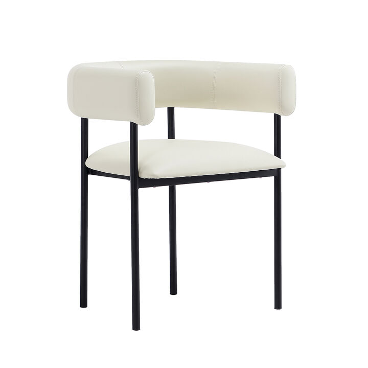 Onda White Dining Chair