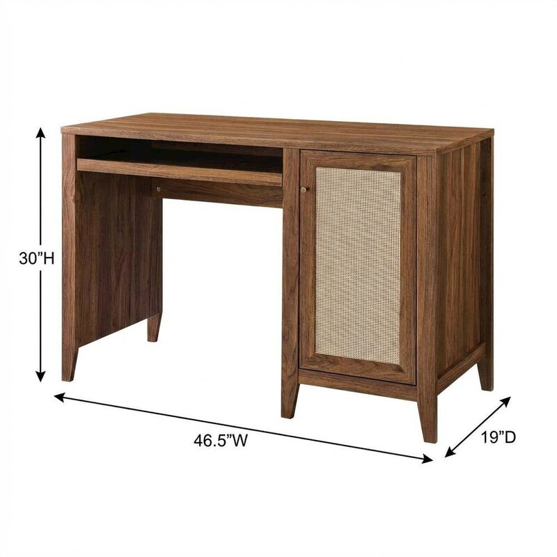 Modern 47-Inch Office Desk With Sturdy Frame And Workspace Efficiency image number 2