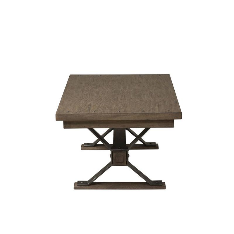 Starlight Canyon Home Brown Rectangular Coffee Table &ndash; Elegant Living Room Center Table Design