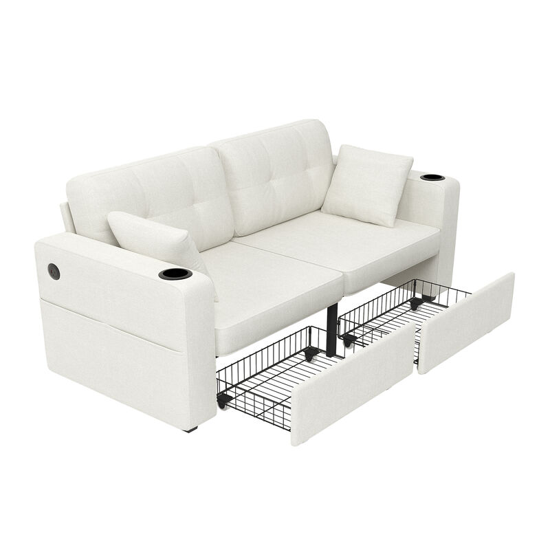 Kistub with Storage Sectional Sofa image number 8