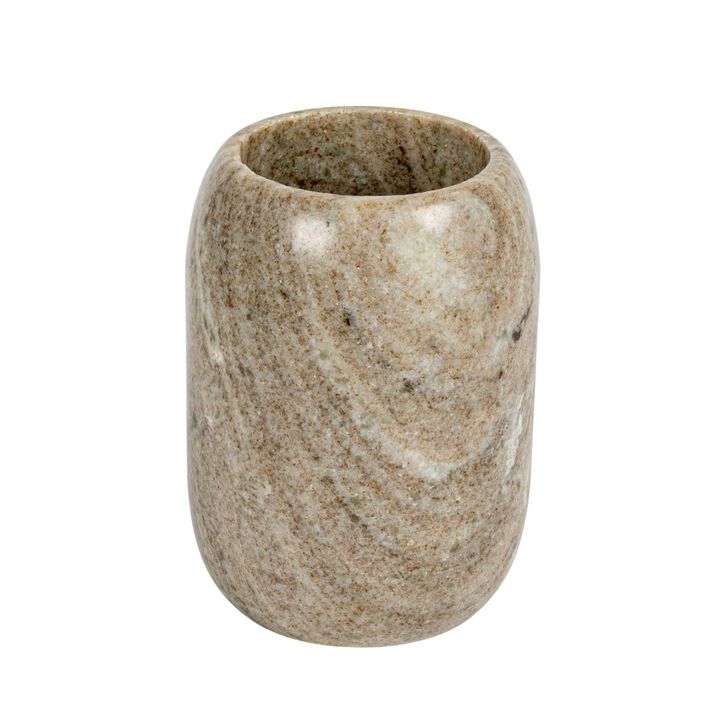 Modern Marble Bottle Holder, Beige