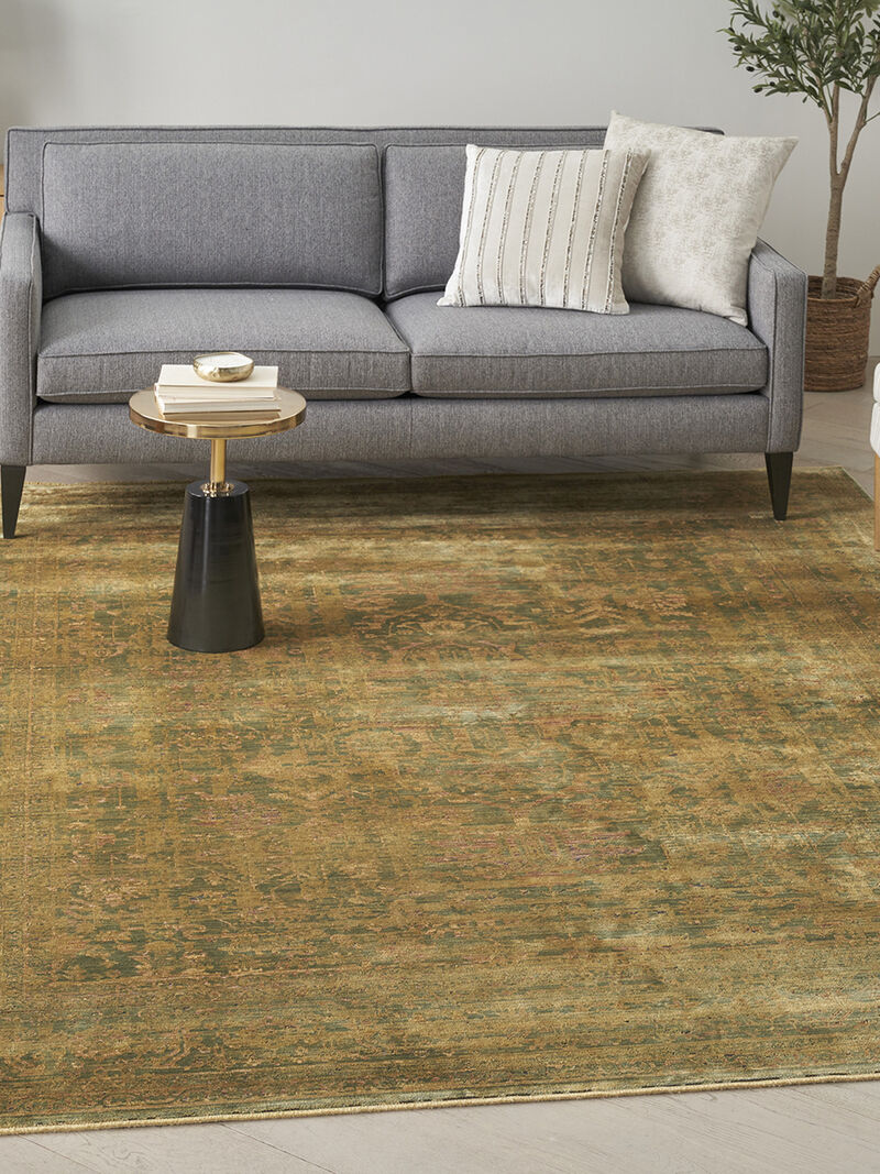 Luxurious LRS01 Olive 8'6" x 11'6" Rug