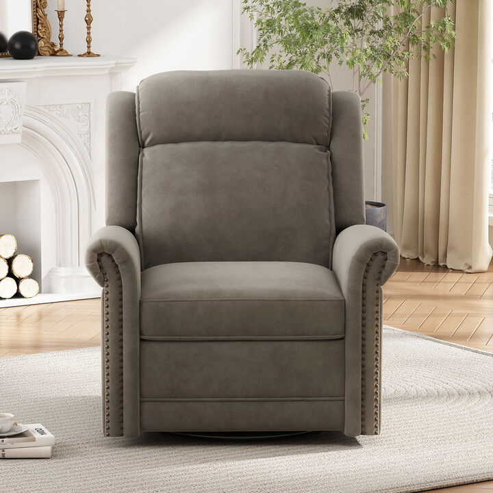 Merax 360&deg; Swivel Recliner Manual Rocking Recliner