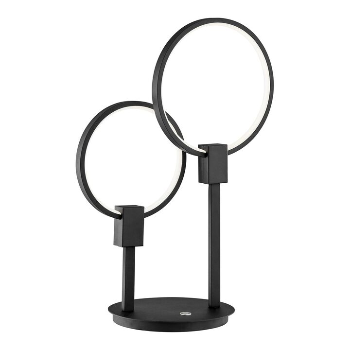 Hong Kong Tall Chrome Table Lamp LED Light