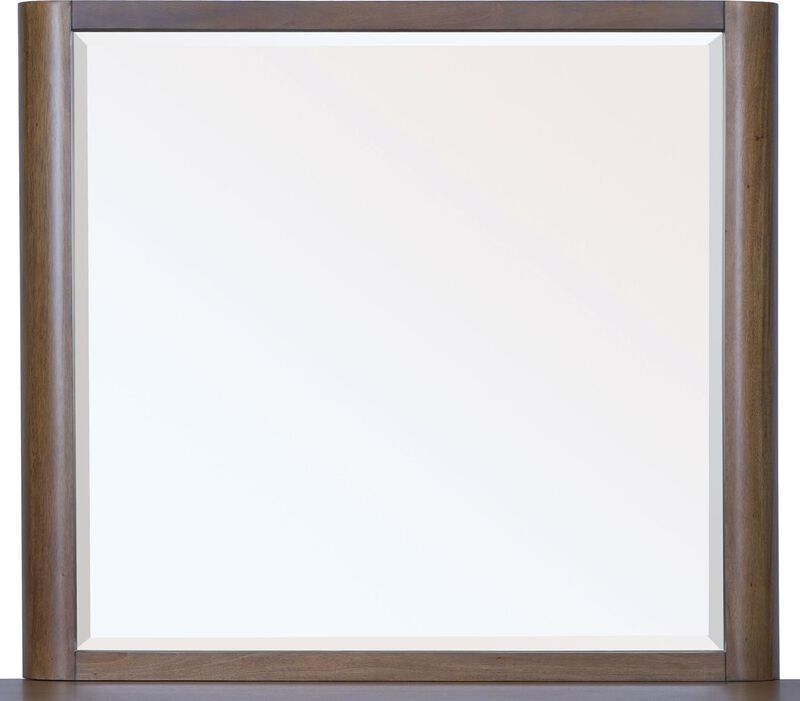 Totes Beveled Glass Wall or Dresser Mirror in English Walnut image number 0