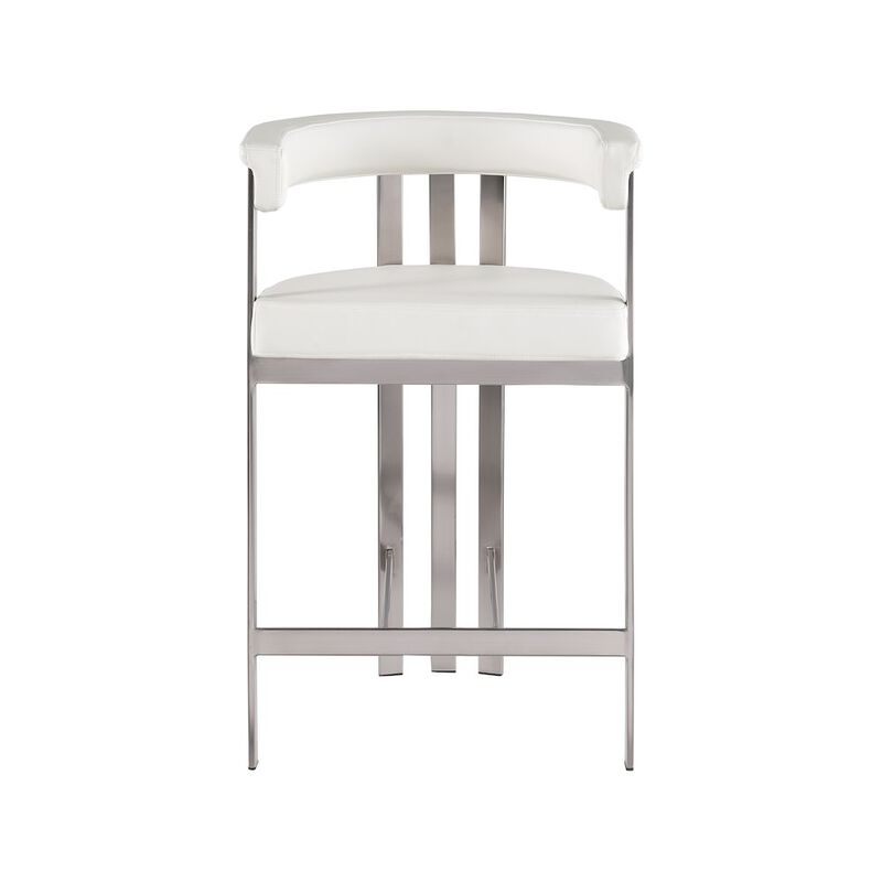 Meridian Furniture Marcello Velvet Counter Stool, Set of 2