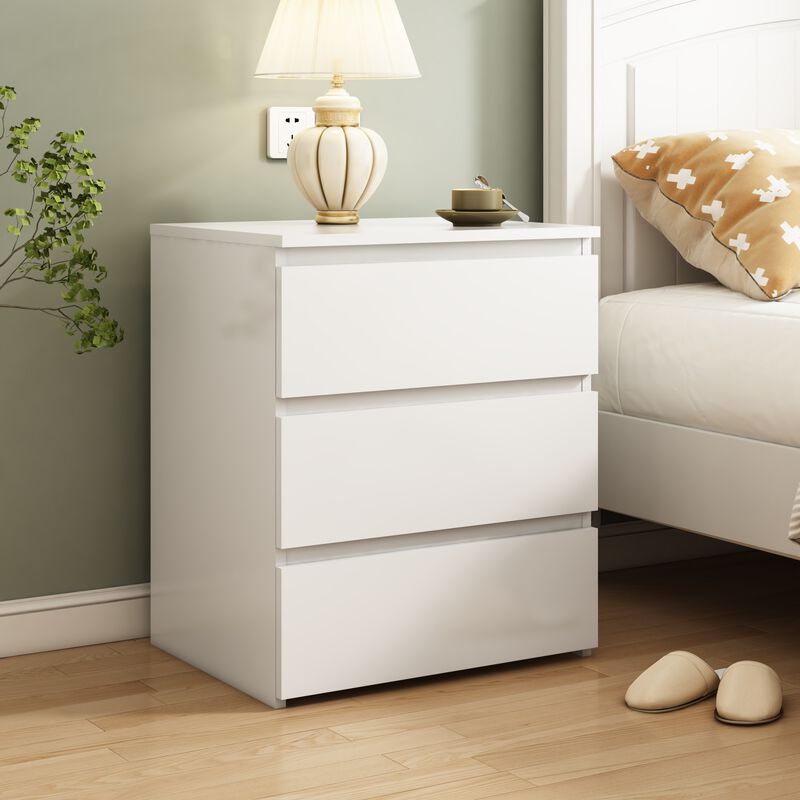 GOODSILO Set of 2 3-Drawer Multi-Functional Storage Units, Versatile Small Dressers, Nightstands, Side Tables, Chests of Drawers for Bedroom, Closet, Home Office, Entryway, Hallway image number 5