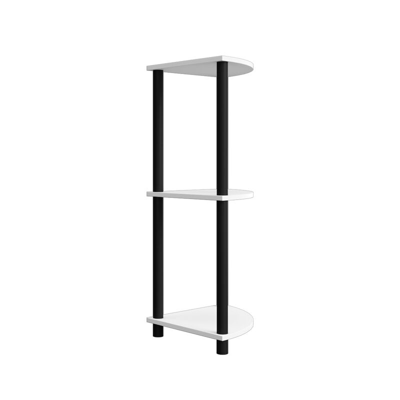 3 Tiers Wood Household Shelving Unit(15.67 in. W x 29.72 in. H x 15.67 in. D) image number 5