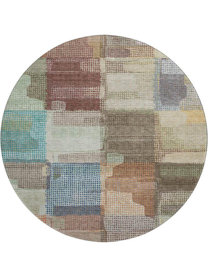 Ravenna RN10 Putty 8' Round Rug