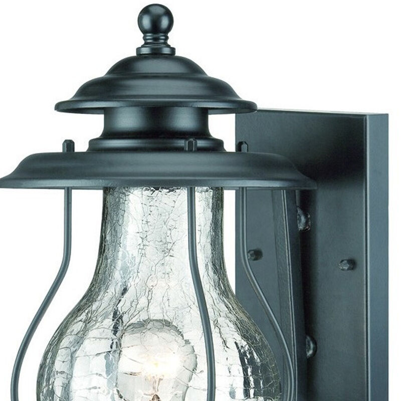 Decorative Outdoor Wall Lantern with Classic Oil Lamp Design