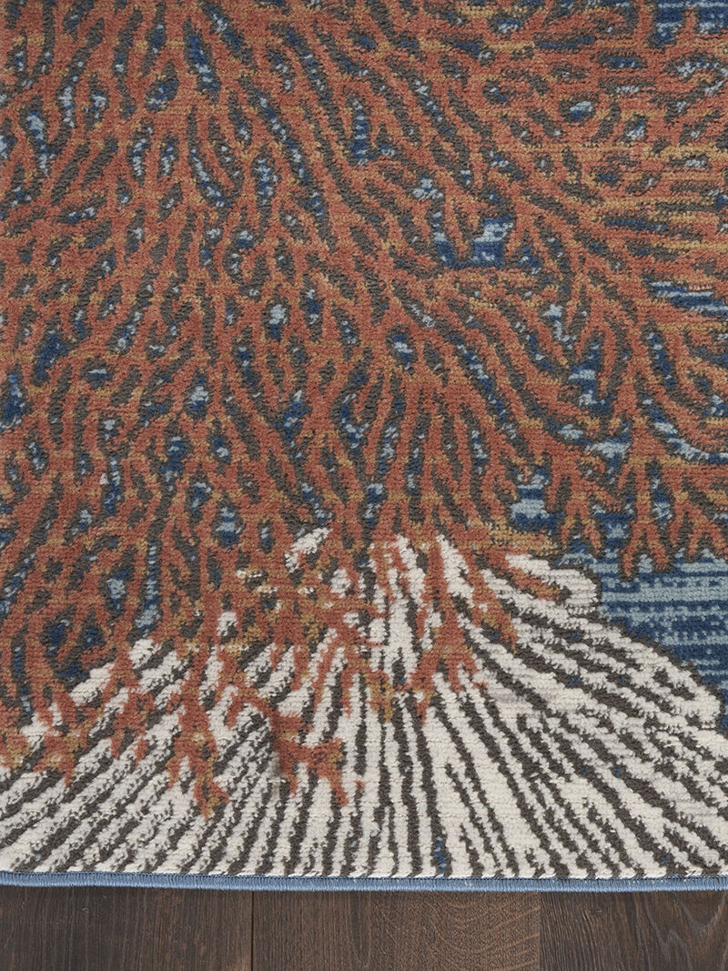 Seaside SDS04 Blue/Multicolor 4' x 6' Rug