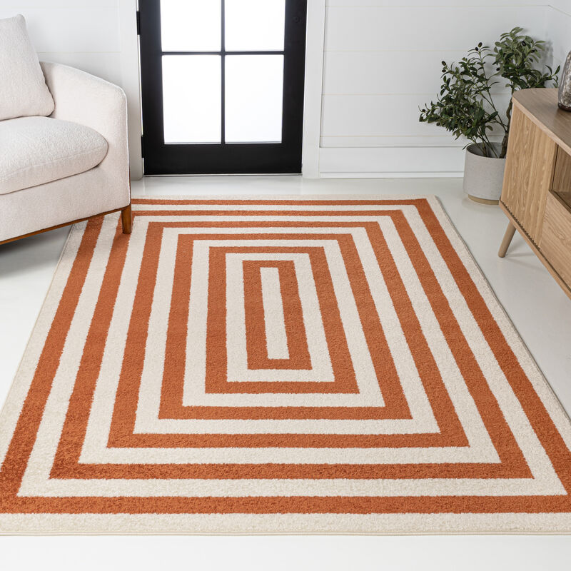 Bandol Modern Classic Mitre Stripe Area Rug
