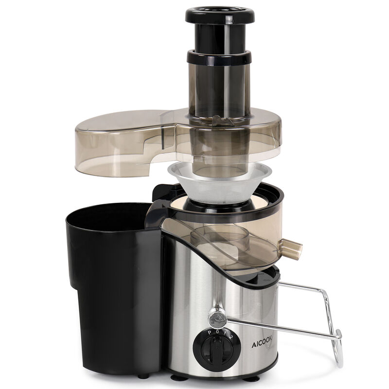 AICOOK Centrifugal Self Cleaning Juicer and Juice Extractor in Silver image number 10