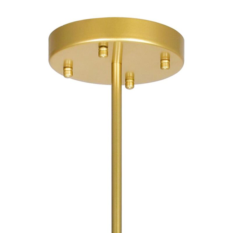 Compass 10 Light Chandelier With Medallion Gold Finish