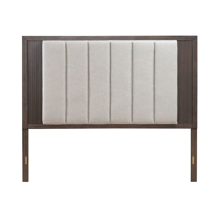 Liberty Furniture Modern Edge King Upholstered Panel Headboard  - Caffe