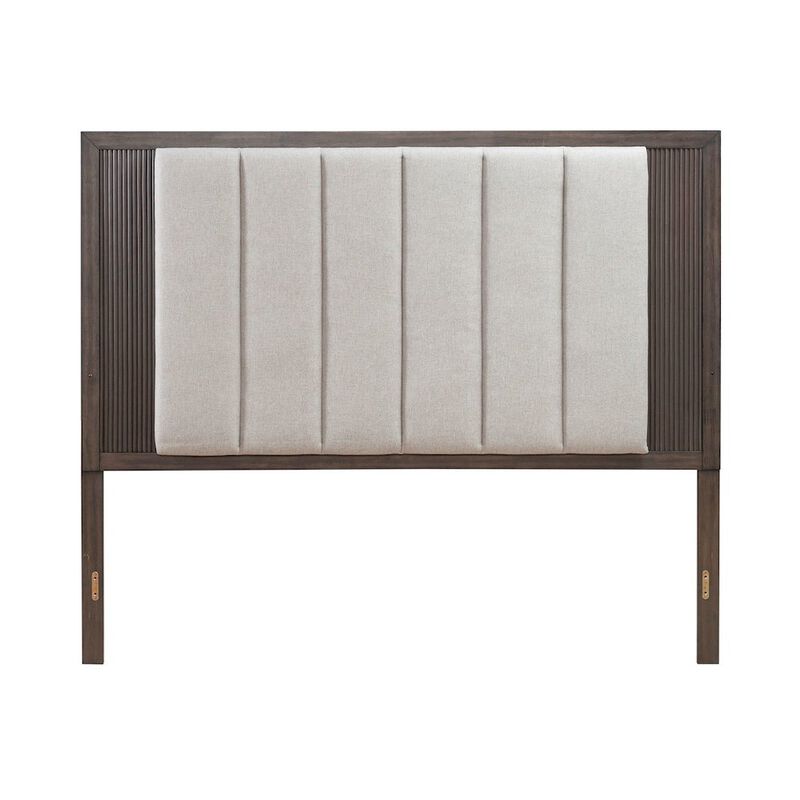Liberty Furniture Modern Edge King Upholstered Panel Headboard  - Caffe image number 0